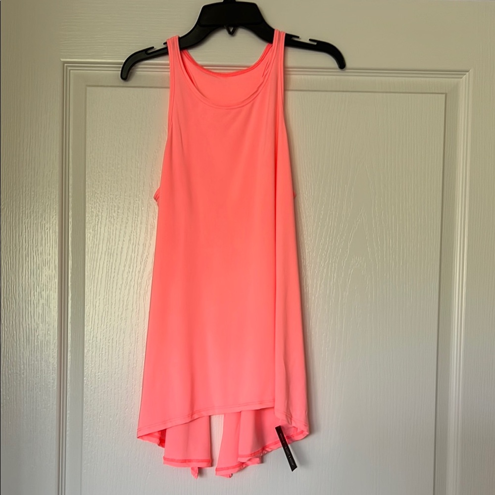 Onzie Pink Sleeveless Tieback Tank Top